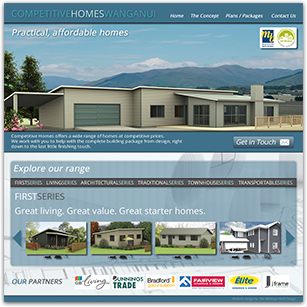 Competitive Homes Wanganui website