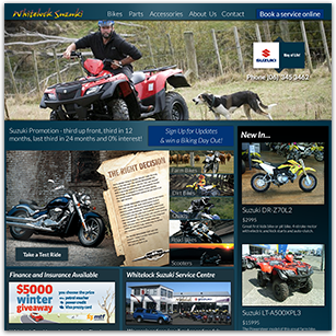 Whitelock Suzuki website